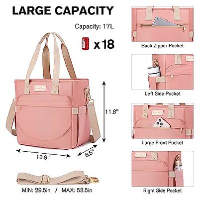 Lunch Bag Women, Insulated Leakproof Cooler Adult Lunch Box, Large Lunch  Tote for Work with Adjustable Shoulder Straps & Side Pockets Cute Lunch Bag