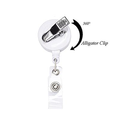 Cotton Headed Ninny Muggins Badge Reel, Christmas Retractable Name Card  Badge Holder Reel with Alligator Clip, 24 inches Thick Pull Cord - Yahoo  Shopping