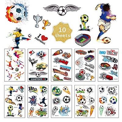 World Cup 2022 Football Stickers For Water Bottles, Soccer Sports S