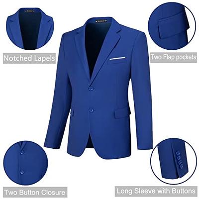 Royal Blue Peak Lapel Men Tuxedo Classy Men's Prom Suits with 3 Pieces –  Ballbella