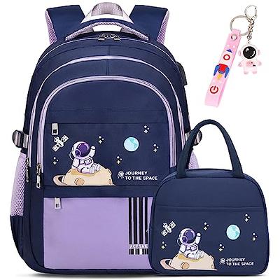 3PCS School Backpack for Girls, Kids Bookbags Set Primary Girls