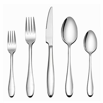 LIANYU 30 Piece Silverware Set for 6, Stainless Steel Flatware Cutlery Set,  Tableware Eating Utensils Include Forks Knives Spoons, Mirror Finish,  Dishwasher Safe - Yahoo Shopping