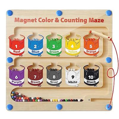 banapoy Toddlers Button Art to-y, 38Pcs Kids Color Matching Mosaic