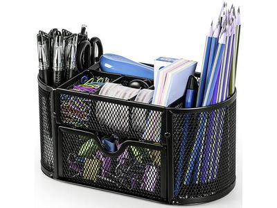 EasyPAG Mesh Desk Organizer Multi-functional Office Supplies