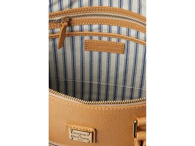 Dooney & Bourke Ostrich Domed Zip Satchel