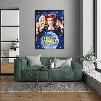 Halloween Diamond Painting Kits for Adults,5D DIY HOCUS POCUS 2