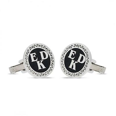 Men's Customized Cufflinks - Sterling Silver