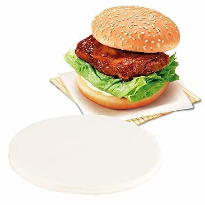 Best 500 Pcs Papers for 4.5 Inch Burger Press Hamburger Round Separators  Non-Stick Heat Resistant