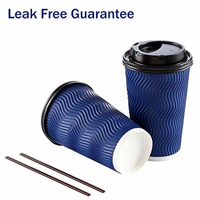 Glowcoast Disposable Coffee Cups With Lids - 12 oz To Go Coffee Cup (90  Pack). Travel Cups Hold Shap…See more Glowcoast Disposable Coffee Cups With