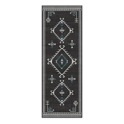 Art&Tuft Washable Rug, Anti-Slip Backing Abstract 5x7 Rug, Stain Resistant Rugs for Living Room, Foldable Machine Washable Area Rug (TPR53-Beige, 5
