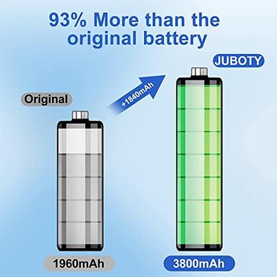 JUBOTY 3800mAh Battery for iPhone 7, Li-ion Internal New Upgrade 0 Cycle  High Capacity Battery Replacement for iPhone 7 Model A1660 A1778 A1779 with  Professional Repair Tool Kit - Yahoo Shopping