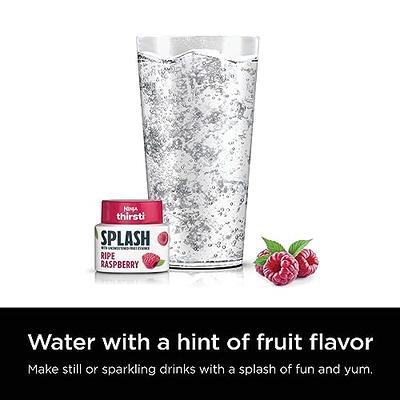 Ninja Thirsti Flavored Water Drops , SPLASH With Unsweetened Fruit Essence,  Ripe Raspberry , 3 Pack, Zero Calories ,Zero Sugar, Zero Sweeteners, 2.23