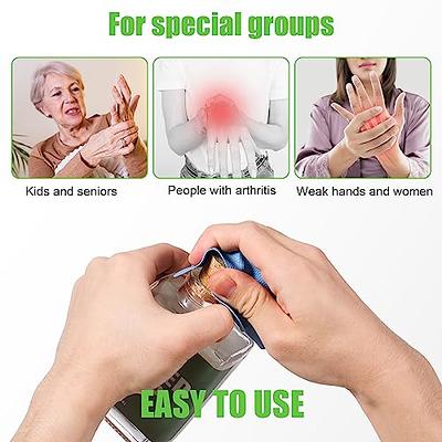 Jar Opener with Rubber Grip for Seniors with Arthritis and Weak Hand Women  