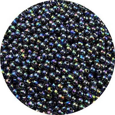 A Pack Acrylic Solid Color Round Beads Christmas Beads For - Temu