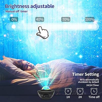 One Fire Galaxy Projector Starlight Projector Moon Projector, 48 Light  Modes+Rotating Star Projector Galaxy Lights for Bedroom, Bluetooth Music  Night