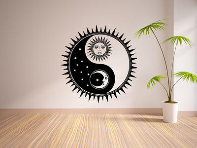 Sun & Moon Suncatcher Sticker, Holographic Window Decal, Rainbow Maker  Vinyl Prism Sun Catcher - Yahoo Shopping