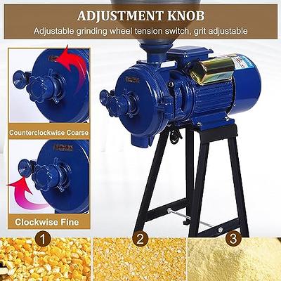 Commercial Electric Grain Mills, 3800W Wet Dry Cereals Grinder