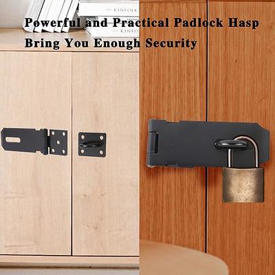 2PCS Cabinet Door Locks Cupboard Wood Box Drawer Cabinet Locks Closet Hasp  Locks