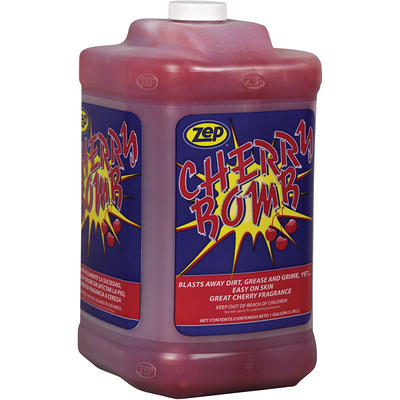 Zep Professional Cherry Bomb Heavy-Duty Liquid Hand Cleaner With Pumice,  Cherry Fragrance, 1 Gallon, Pack Of 4 Jugs - Yahoo Shopping