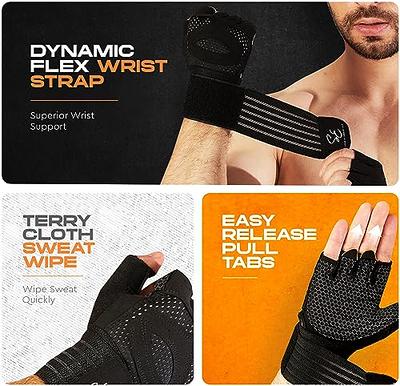 Special Essentials Workout Gym Gloves for Men and Women – Fingerless  Exercise Gloves with Non-Slip Padding and Wrist Strap – Perfect for  Weightlifting, Cycling & Training (Black, X-Large) - Yahoo Shopping