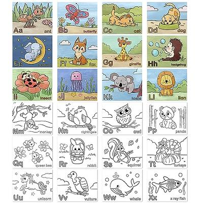 ABC Coloring Book for Kids Ages 4-8: Alphabet Coloring Book for Preschool - Fun Coloring Books for Toddlers & Kids Ages 2-4 - ABC Coloring Pages - Kids Activity Book - ABC Color Book - Alphabet Learning Book [Book]