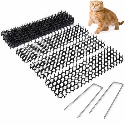 Zerodis Cat Deterrent Mat, Mat with Spikes Prickle Strips for Cats Dogs  Spiked Mat Network Digging Stopper for Garden Fence Outdoor Indoor Keep Pet  Dog Cat Off Couch Furniture 13x49cm - Yahoo