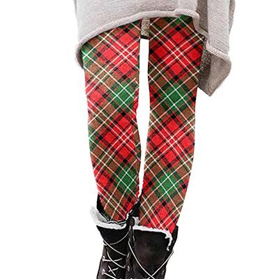 sdbrld Christmas Leggings for Women with Pockets Plus Size Christmas  Leggings for Women Soft 3D Novelty Print High Waist Tummy Control Yoga  Pants Casual Stretchy Leggings Tights Trousers Black at  Women's