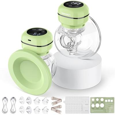 Momcozy M5 Hands Free Breast Pump, Double Wearable Breast Pump of Baby  Mouth Double-Sealed Flange with 3 Modes & 9 Levels