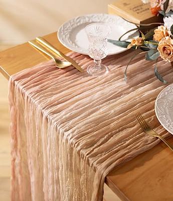 Rustic Natural Washable Cotton Linen Napkin Set, Soft Comfortable and Reusable Linen Dinner Napkins Cloth for Wedding Celebration and Party Decor, Set