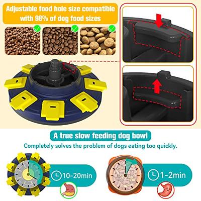 Aluckmao Interactive Dog Food Puzzle Toy, Dog Treat Puzzles Slow