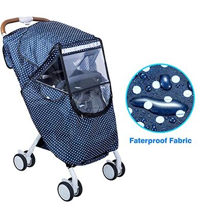 Universal Rain Cover for Pushchair Baby Travel Stroller Weather Shield  Windproof with Canopy Net Waterproof Dust Shield Cover Protector for  Outdoor Rain Snow Cover Accessory - Yahoo Shopping