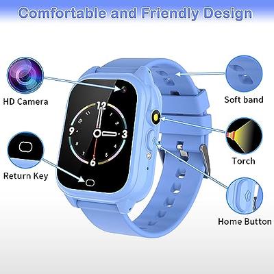 Kids Smart Watch Boys Girls, Smart Watch for Kids with 26 Games, Kids Watch  with Camera Music Player Video Alarm Step Counter Flashlight, Smartwatch