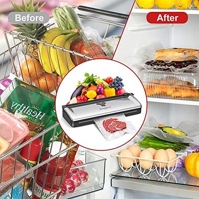 MegaWise Powerful and Compact Vacuum Sealer Machine (Silver)