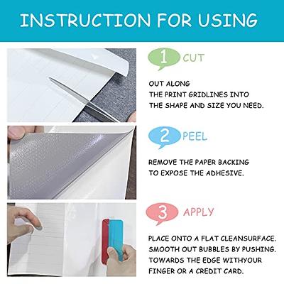 White Board Paper, Dry Erase Wallpaper, Peel and Stick Dry Erase Board, 36  x 24 Self Adhesive White Board Wall Paper for Kids Home & Classroom