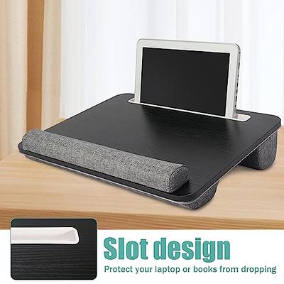 Lap Laptop Desk,Lap Desk, Portable Lap Desk with Pillow Cushion, Non-Slip  Lap Desk Laptop Bed Table, Adjustable Laptop Lap Desk with Cushion,Padded  Lap Work Tray Gaming Desk on Bed - Yahoo Shopping