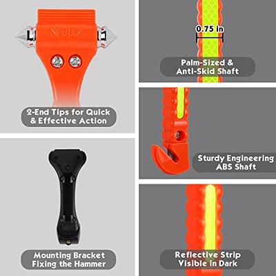 MorTime 6 Pack Car Safety Hammer Window Breaker, Car Emergency Escape Tool,  Window Hammer Seat Belt Cutter - Yahoo Shopping