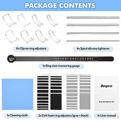 Ring Size Adjuster for Loose Rings, Soft Plastic Ring Guard, 4