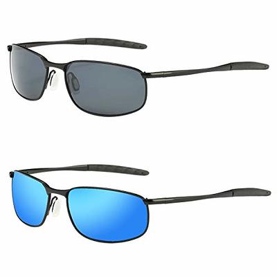  SUNGAIT Men's Polarized Sunglasses Durable Metal Frame for  Fishing Driving Golf (Gold/Dark Green + Gunmetal/Gray) SGT925JKML-QKH :  Clothing, Shoes & Jewelry