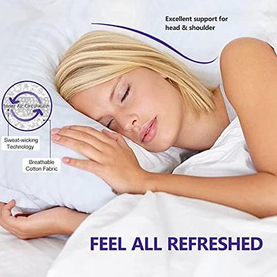 EverSnug Adjustable Layer Pillows for Sleeping - Set of 2, Cooling, Luxury  Pillows for Back, Stomach or Side Sleepers (King (Pack of 2)) - Yahoo  Shopping