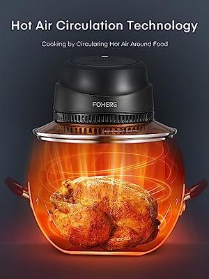  Air Fryer Lid for Instant Pot 6Qt/8Qt, 7 in 1 with LED  Touchscreen, Turn Your Pressure Cooker Into Air Fryer in Seconds, Air Fryer  Accessories and Recipe Cookbook Included : Home