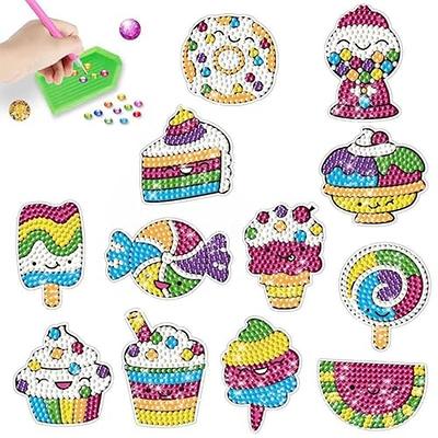 MEGZIHXN 5D DIY Diamond Painting Stickers Kits for Kids and Adult Beginners  - Cake Ice Cream Lollipop Candy Drink Watermelon Fruit Cup Pizza Craft  Marked with Diamonds by Numbers - Yahoo Shopping