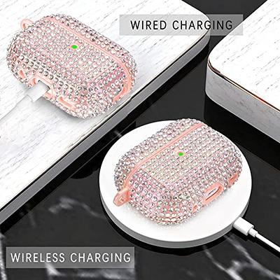 Case for Airpods Pro 2nd Generation - VISOOM Airpods Pro 2 Cases Cover  Women 2022 Silicone iPod Pro 2 Earbuds Wireless Charging Cases Girl Bling