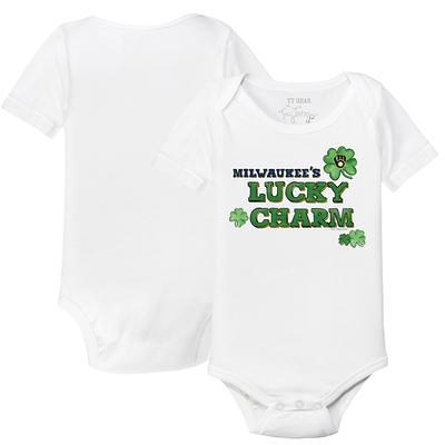 Lids Milwaukee Brewers Tiny Turnip Infant Baseball Bow T-Shirt