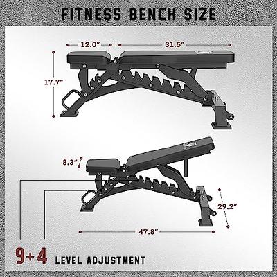 Competitor Olympic Weight Bench Black