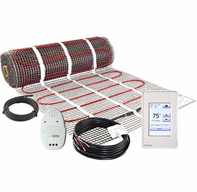 LuxHeat 30 Sqft Mat Kit, 120v Electric Radiant Floor Heating