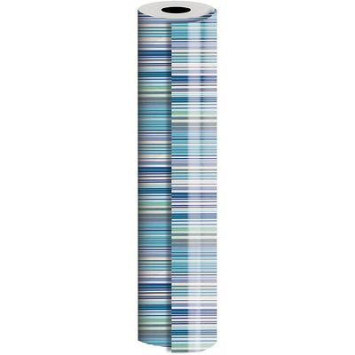 JAM Paper Matte Wrapping Paper, All Occasion,12.5 Sq Ft, Metallic