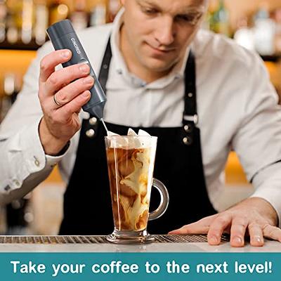 Coffee Electric Handheld Coffee Frother Stainless Steel Milk Frother for  Capuccino, Frappe, Cold Coffee, Shakes, Hand