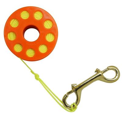 Scuba Choice Diving Orange Compact Finger Spool 100ft Dive Reel- Yellow  Line - Yahoo Shopping