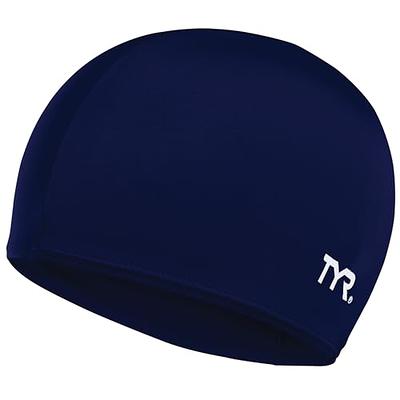 Sporti Silicone Swim Cap Dark Navy Blue