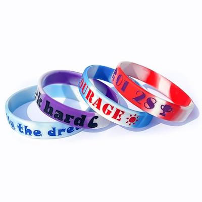 Custom Debossed Wristbands Silicone Child 1/2